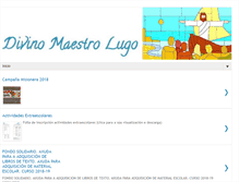 Tablet Screenshot of divinomaestrolugo.com